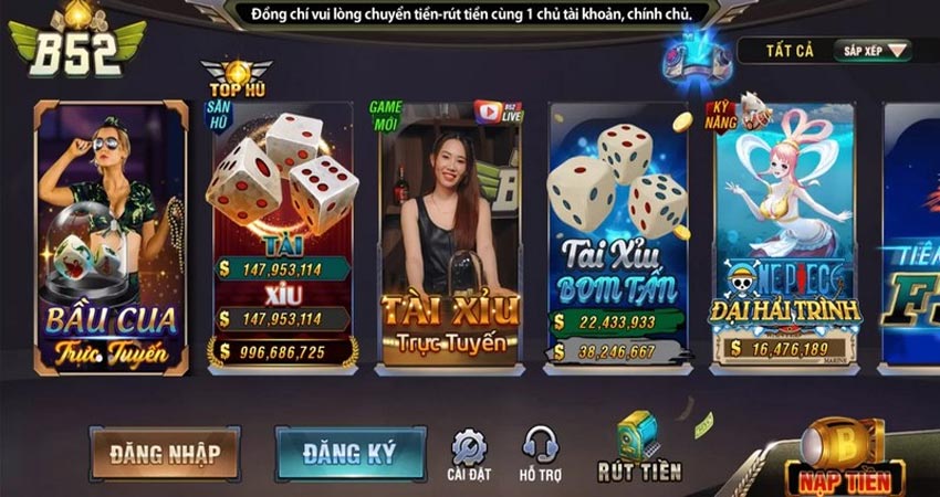 Tại sao lại chọn B52club?