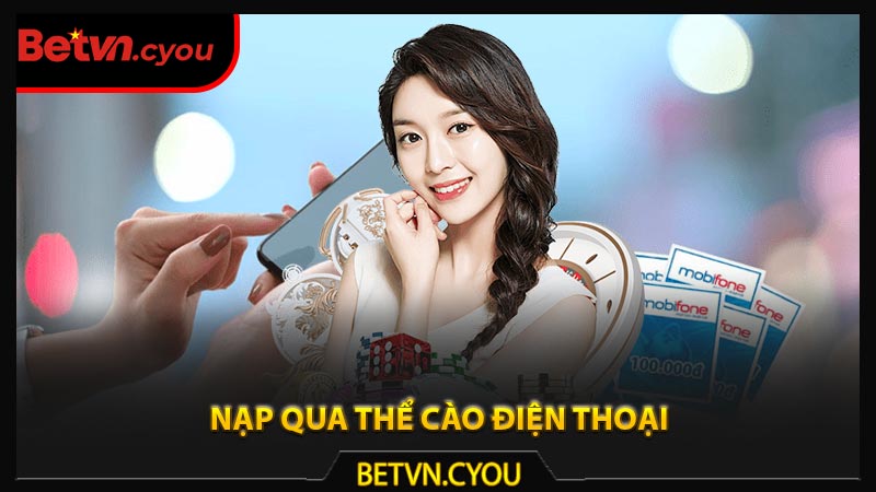 Nạp qua thể cào điện thoại